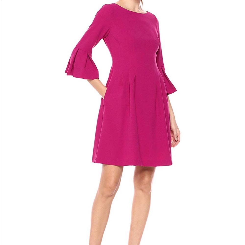 Eliza J Women’s Hot Pink Office Work dress 14 NWT